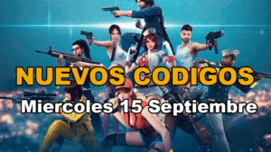 Códigos para hoy miércoles 15 de septiembre de 2021